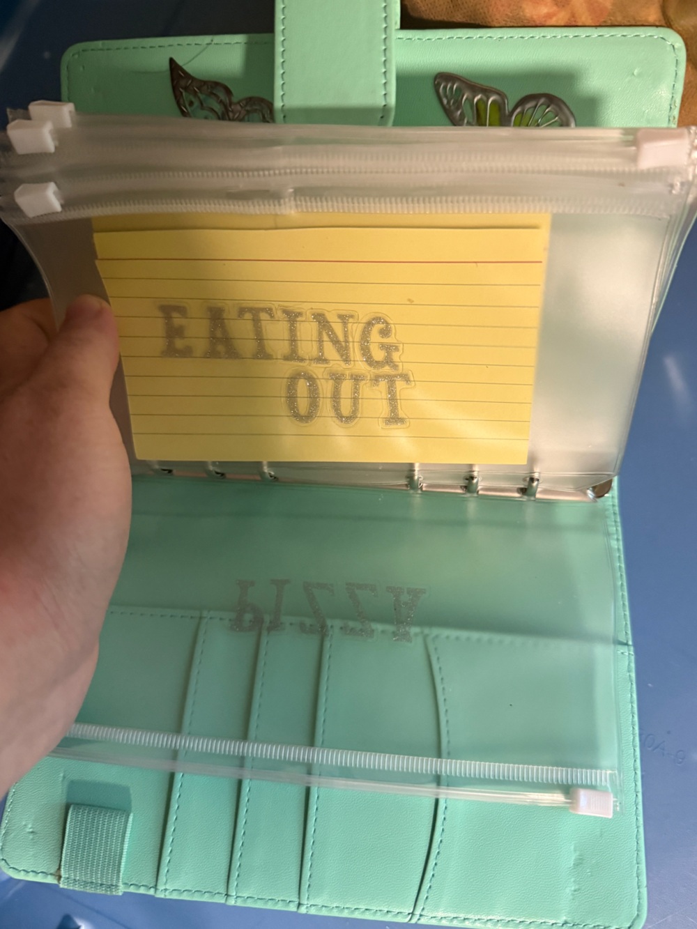 Enjoy Life Butterfly  - Mint Green Budget Bind